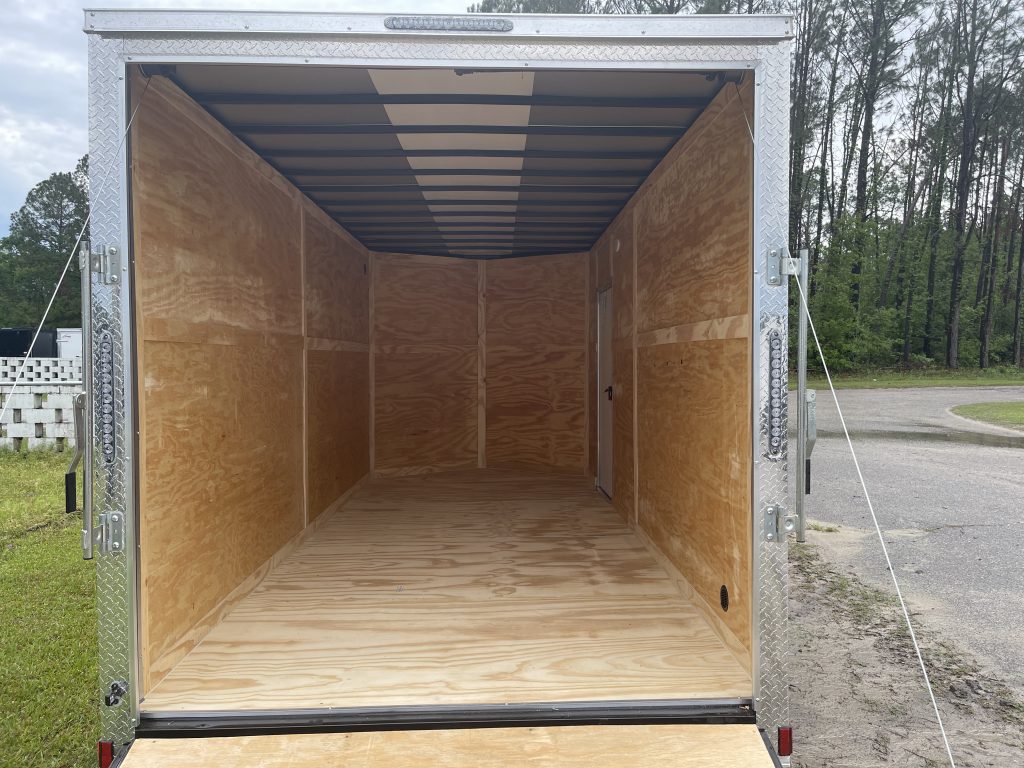 7 x 16 Charcoal Enclosed Trailer – Ready to Work
