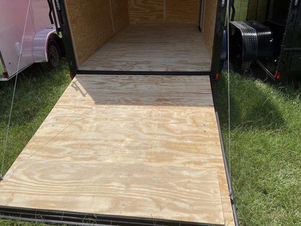 7 x 14 Xtreme Cargo Trailer – Red Blackout Package Built for Work