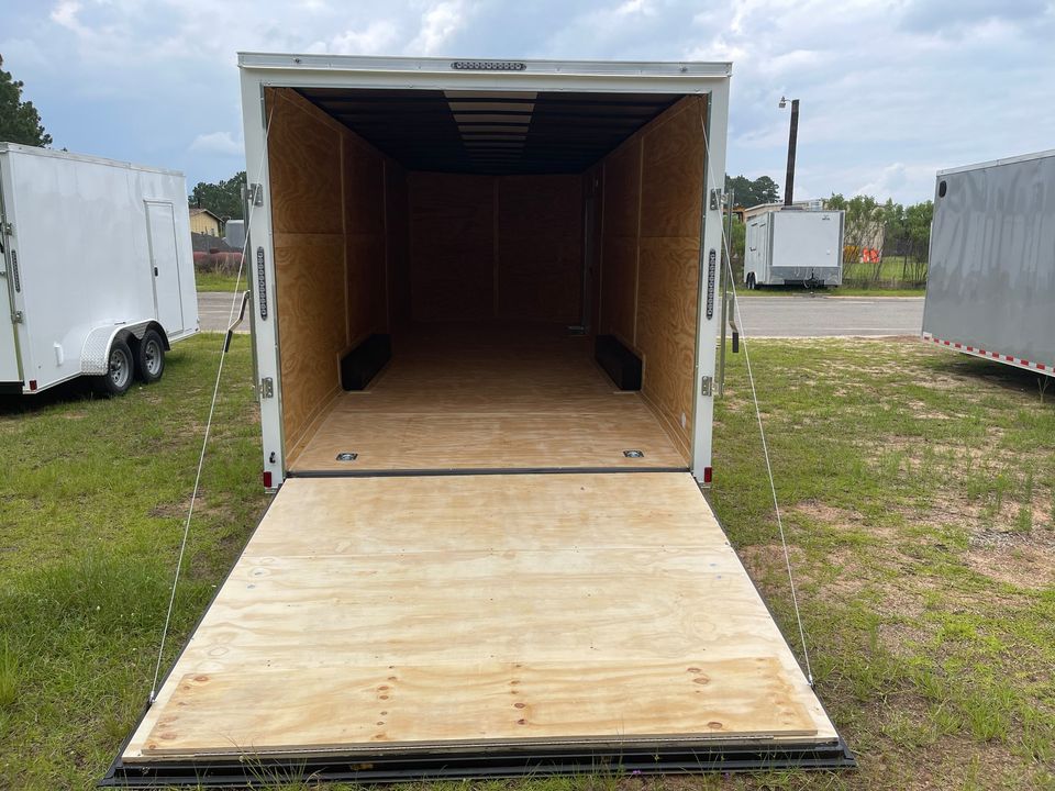 8.5′ x 24′ White Xtreme Tandem Axle Cargo Trailer for Sale in Douglas, GA – $8,350