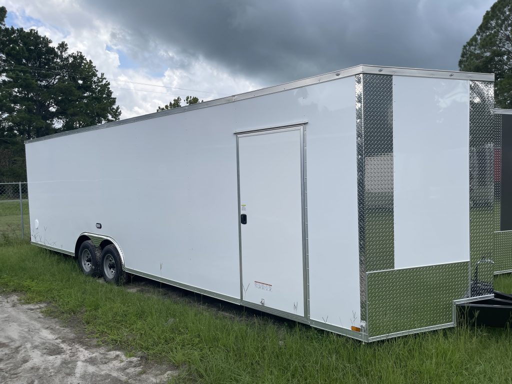 8.5′ x 24′ White Xtreme Tandem Axle Cargo Trailer for Sale in Douglas, GA – $8,350