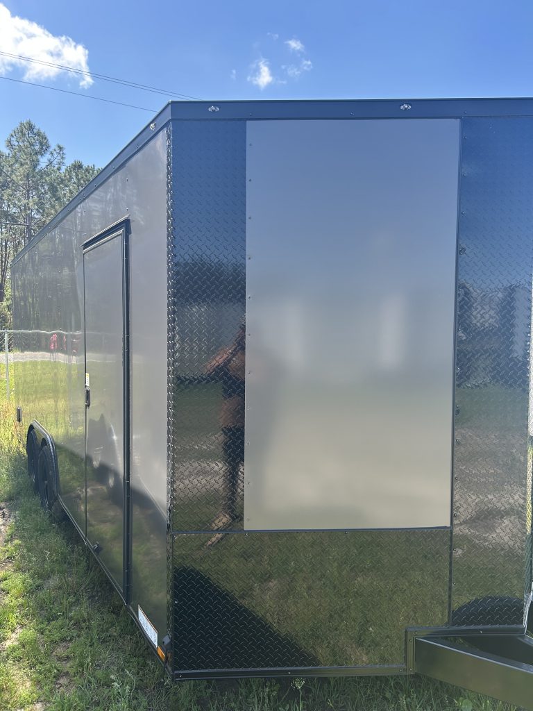 8.5 x 20 Xtreme Cargo Enclosed Trailer – Blackout Package