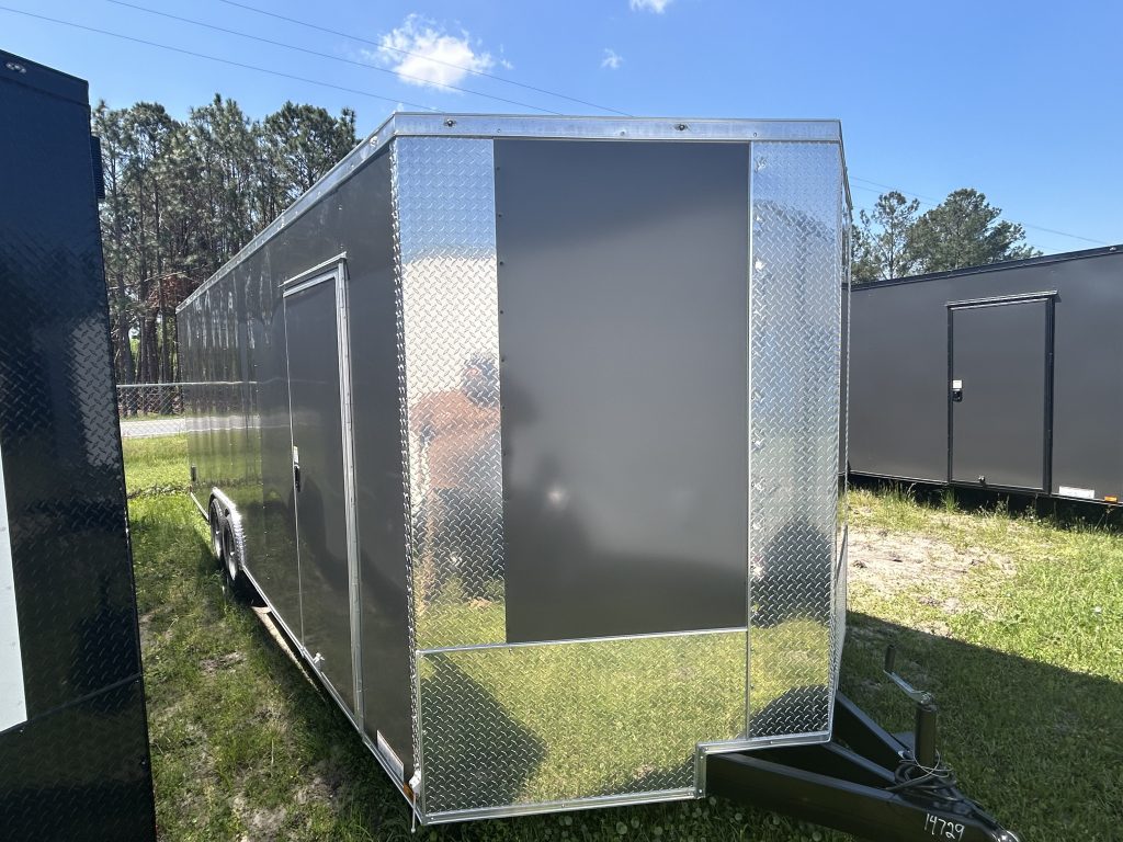 8.5′ x 24′ Charcoal Xtreme Tandem Axle Cargo Trailer for Sale in Douglas, GA – $8,350