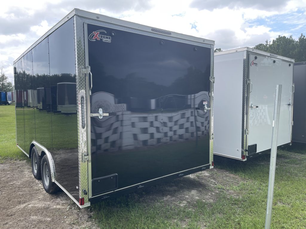 8.5 x 16 Black Xtreme Cargo Trailer for Sale – Heavy-Duty Enclosed Trailer Built for Work