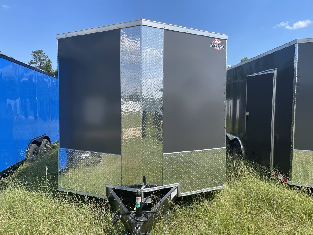 8.5×20 Rock Solid Trailer – Charcoal Gray