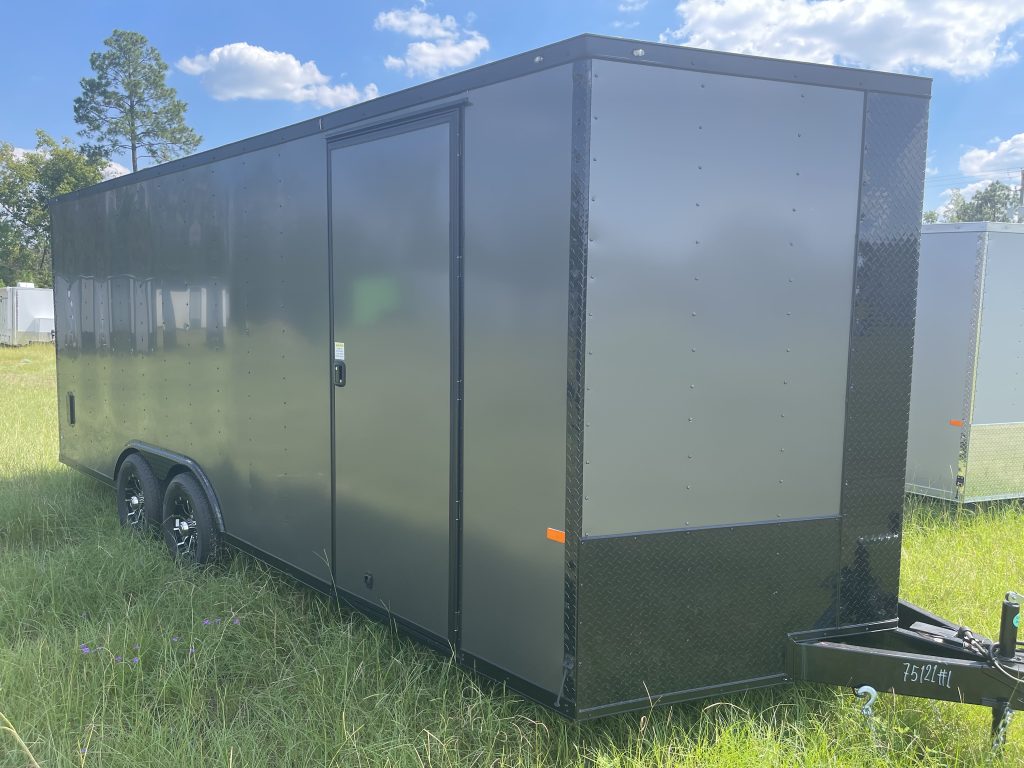 8.5×20 Rock Solid Trailer – Charcoal Blackout Edition