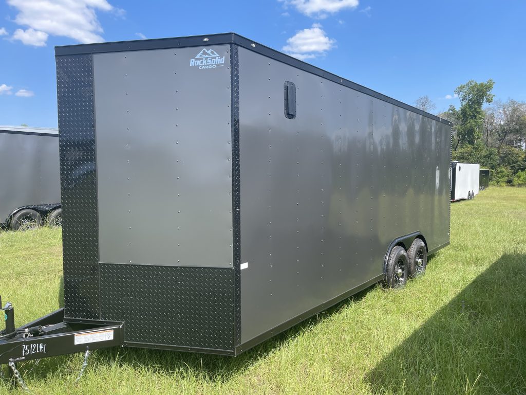 8.5×20 Rock Solid Trailer – Charcoal Blackout Edition