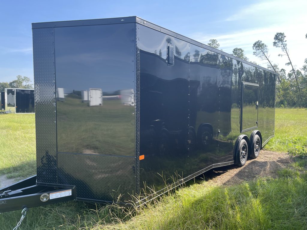 8.5×24 Rock Solid Cargo Trailer – Blackout Package