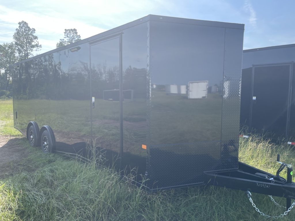 8.5×24 Rock Solid Cargo Trailer – Blackout Package