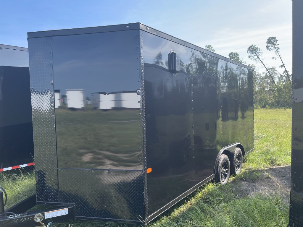 8.5×16 Rock Solid Cargo Trailer – Blackout Special Edition