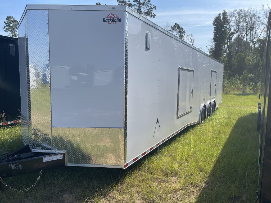 8.5×36 Rock Solid Car Hauler – White .080 Poly Core