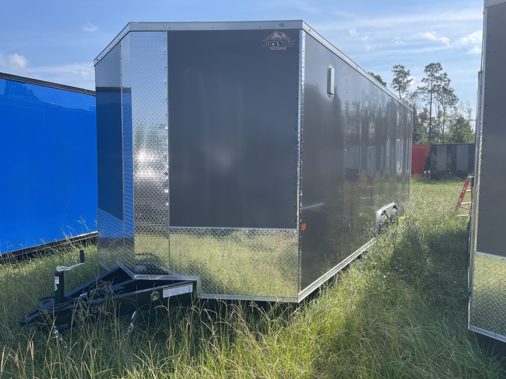 8.5×20 Rock Solid Cargo Trailer – Charcoal Gray