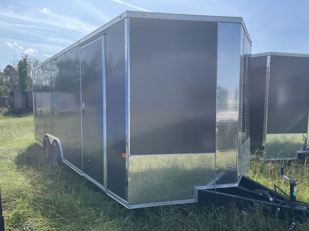 8.5×20 Rock Solid Cargo Trailer – Charcoal Gray
