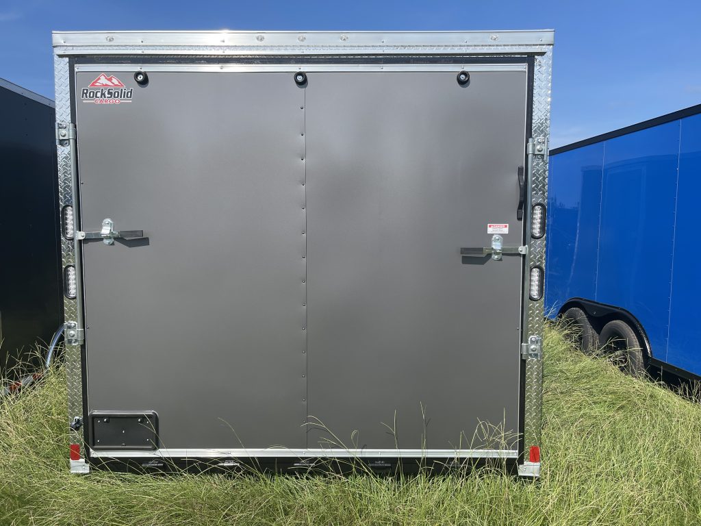 8.5×20 Rock Solid Cargo Trailer – Charcoal Gray