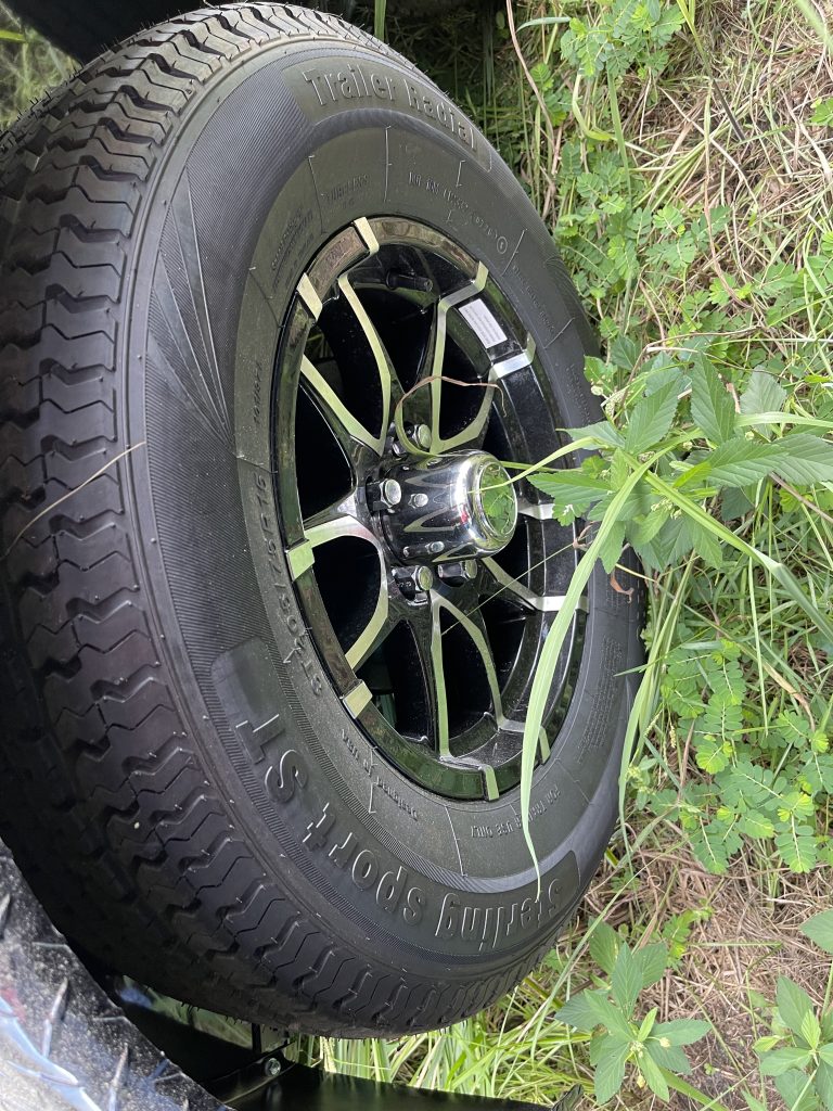 7×16 Black Rock Solid Cargo Trailer – Blackout Special Edition