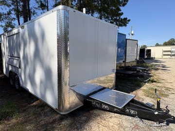 8.5′ x 20′ Quality Cargo Flat Front Concession Trailer for Sale in Douglas, GA – $27,995