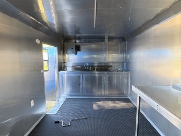 8.5′ x 20′ Quality Cargo Flat Front Concession Trailer for Sale in Douglas, GA – $27,995